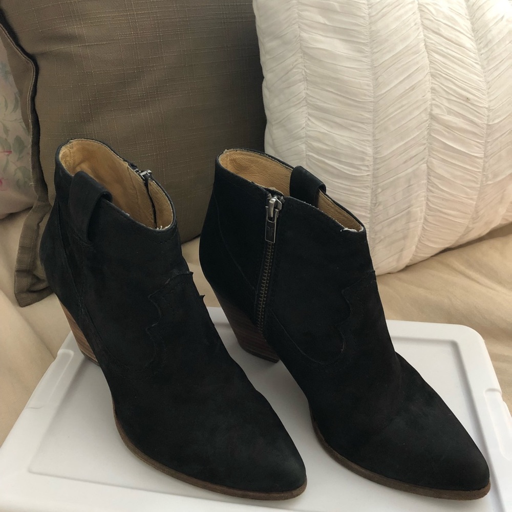 Frye booties...